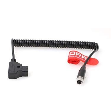 Imagem de DRRI Cabo enrolado fêmea de 4 pinos Mini XLR para Dtap TV Logic Power para monitor VFM-056W VFM-058W