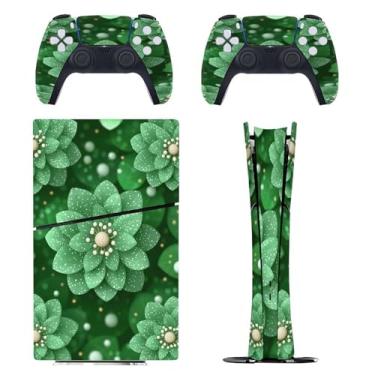 Imagem de Skin for PS5 Slim Digital Edition, capa adesiva para console e controle PlayStation 5, película protetora removível fácil de envolver acessórios para jogos, decalque capa completa - Folhas de mosaico