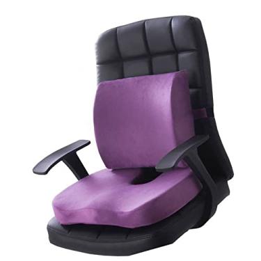 Imagem de Almofada Conjunto de Apoio Lombar Poliéster Almofada Confortável Ch para Conjunto de Flanela Almofada Preta e Combinação de Almofada Traseira Defina Seu Carro ou Relaxe Em Nossa