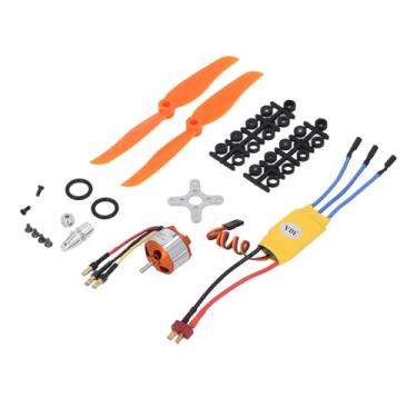 Imagem de Kit de Acessórios de Hélice Esc de Motor Rc, Kit de Motor de Avião Rc 2212 6t 2200kv, Motor Sem Escova 30a, Kit de Acessórios Esc para Quadricóptero F450 550
