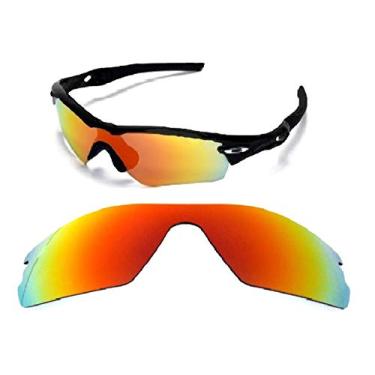 Imagem de Lentes de reposição Galaxy para óculos de sol Oakley Radar Path vermelho