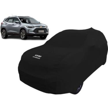 Imagem de Capa Tecido Helenca Lycra Carro Chevrolet Nova Tracker - Mz, Preta