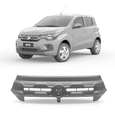 Imagem de Grade Dianteira Fiat Mobi 2014/2019 Preto Texturizada