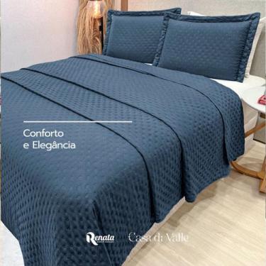 Imagem de Cobre Leito Genebra Casal 400 Fios Toque De Plumas Premium - Casa di V