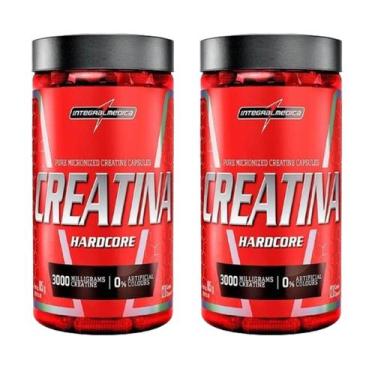 Imagem de Creatina Integralmedica 120 Cápsulas Hardcore x2 - Integralmédica