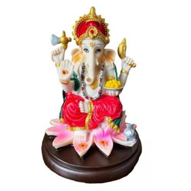 Imagem de Estátua Ganesha - O Deus Da Prosperidade 11cm Resina - Althea Arte Dec