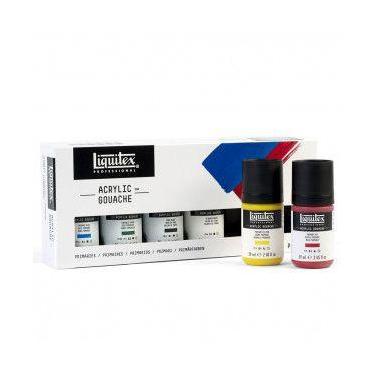 Imagem de Acrílica Guache Liquitex 59ml 6 Cores Primárias