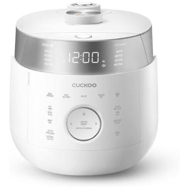 Imagem de Panela de Arroz CUCKOO CRP-LHTR0609FW 6 Xícaras (Cru), 12 Xícaras (Cozido), Aquecimento por Indução, 16 Modos, Voz, Auto-Limpeza, Tigela