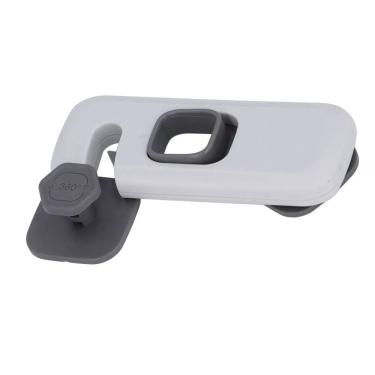 Imagem de Fechadura Trava de Segurança Armario Gaveta Protege Bebe Criança Infantil Porta Janela Evita Acidente Proteçao Multiuso