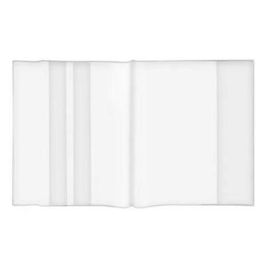 Imagem de Kit 10 Capa Para Caderno 80 e 96 fls Ajustavel 495mmX286mm - Maxiplast