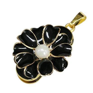 Imagem de 128 GB Modelo Flor USB 2.0 Flash Drive Memory Stick Stitch Thumb Drive Armazenamento de Dados PenDrive USB Drive Jump Drive (Preto)