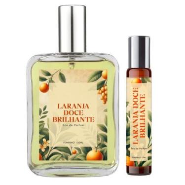 Imagem de Perfume Laranja Doce Brilhante Feminino 100Ml + Spray 10Ml - Essência 