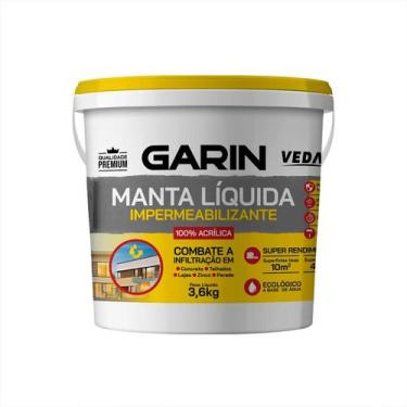 Imagem de Manta Liquida Impermeabilizante Elastico P/ Laje 3,6kg Garin, Cerâmica