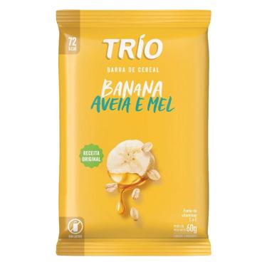 Imagem de Barra de Cereal Banana, Aveia e Mel Trío 60g