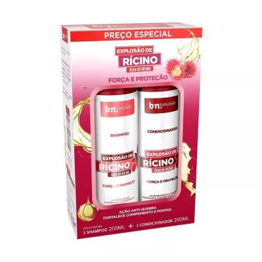Imagem de Kit Duo Shampoo + Condicionador Ricino Beleza Natural 200ml