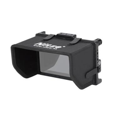 Imagem de Nitze Gaiola para Monitor Feelworld LUT6/ LUT6S/ LUT6e com Proteção Solar, Braçadeira para Cabo HDMI e Trilho NATO Integrado - JTP2-LUT6S