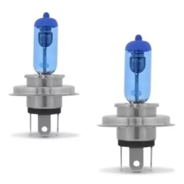 Imagem de Par Lâmpada Super Branca H4 Halôgena