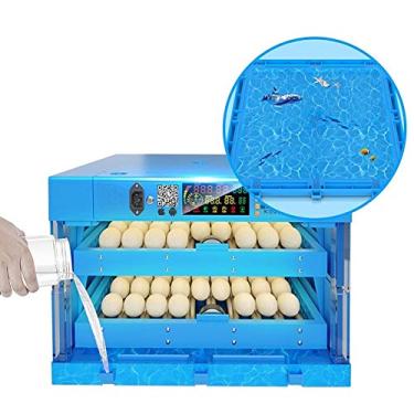Imagem de Incubadora de ovos, incubadora, 128 ovos, digital, aves, rotação automática, teste de ovos, chocadeira inteligente para frango, pato, pomba, codorna