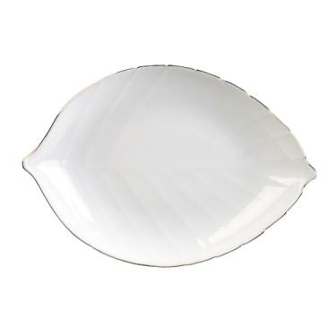 Imagem de Prato Fundo em Vidro Opalino Gold Rim D25,4Cm L Hermitage - Full Fit