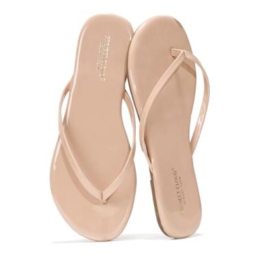 Imagem de Project Cloud Chinelos Para Calçados Femininos - Sandálias Rasas De Espuma De Memória Para Mulheres 2025 - Sandálias Leves De Couro Vegano, Essenciais Para O Verão Na Praia (Foundations, Taupepa, 8)