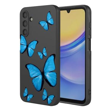Imagem de KOARWVC Capa de telefone para Galaxy A15, capa para Samsung A15 SM-A156U SM-A155U, design de padrão de borboleta, fina, protetora, macia, amortecedora, capa de telefone para Samsung Galaxy A15