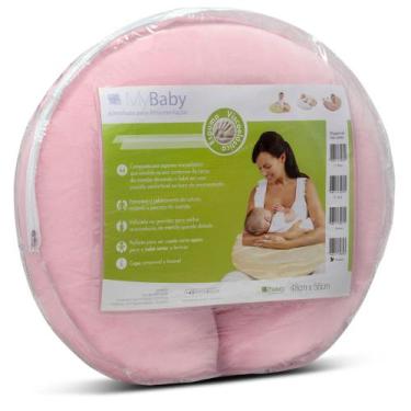 Imagem de Almofada para Amamentação My Baby - 48x56 - Rosa - Theva, Padrão