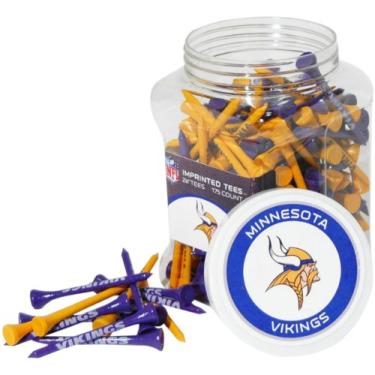 Imagem de Team Golf Camisetas de golfe NFL Minnesota Vikings 2-3/4 polegadas, pacote com 175, tamanho regular, cores de várias equipes