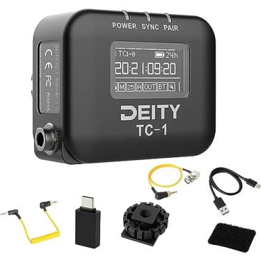 Imagem de Deity Caixa de código de tempo sem fio TC-1 com cabo BNC, rádio 2,4G, precisão do código de tempo 0,5 ppm, 8 canais, Bluetooth 5.0, alcance máximo de 250 pés, suporte para controle de aplicativo