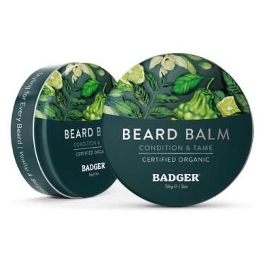 Imagem de Condicionador de barba Badger Organic Leave-In 60 ml, pacote com 2