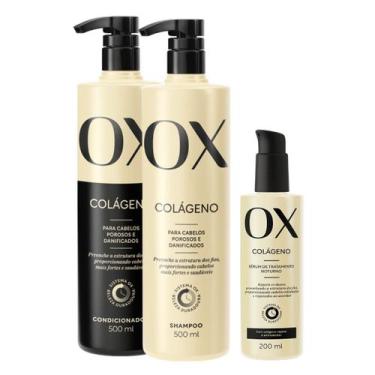 Imagem de Kit Ox Colágeno Duo 500ml Sérum Noturno - OX COSMÉTICOS