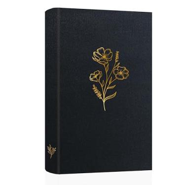 Imagem de Holoary Álbum De Fotos 4X6, 300 Fotos, Bolsos, 4"X6", Capa Tecido Linho, Livro Grande Para Com Área Escrever, Álbuns Família, Casamentos, Memórias Viagem (Preto)