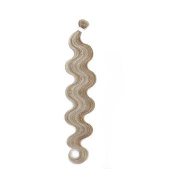 Imagem de Extensions de Cabelo Sintético Ombre Loiro 613 - Onda Corporal, Loira 