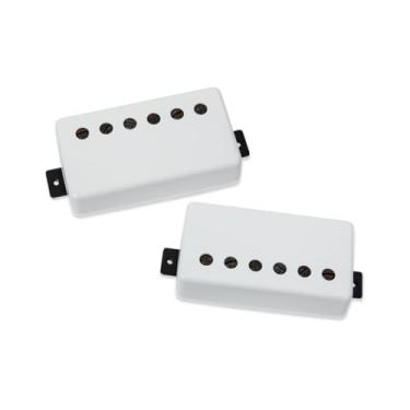 Imagem de Seymour Duncan Conjunto Nazgul E Sentient - Captadores De Guitarra Elétrica 6 Cordas Com Braço Ponte Alto Rendimento Para Hard Rock, Metal Moderno, Branco Fosco