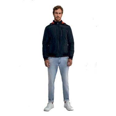 Imagem de Jaqueta Nylon Hangar 33 Forrada Com Capuz Marinho Imperio Tam. XGG-Masculino