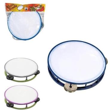 Imagem de Pandeiro plast peq sort 15cm - amar e