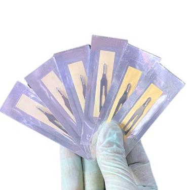 Imagem de Kit com 6 Lâminas de Goiva Descartáveis - 2 Unids de Cada (Nº 1, Nº 2 