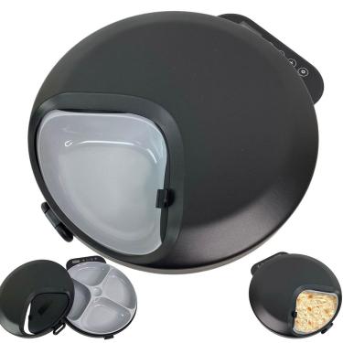 Imagem de Comedouro Automatico Cachorro Gato Pet Animais Estimaçao Raçao Petiscos Dieta Horario Programavel Passeio Viagem Trabalho Petshop