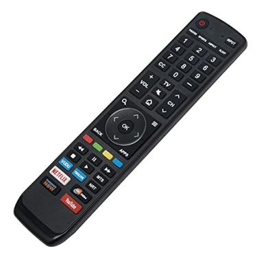 Imagem de ALLIMITY Controle remoto substituído EN3R39H EN3R39S 2 em 1 compatível com Hisense TV 55EU6070 55R6000 55R7E 55R6E 55R6040E 55R6000E 65R6070E 50h8050e EN3S39H 43H6E 49H60 20E 49H6030E 49H6040E