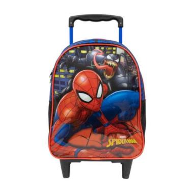Imagem de Mochila Rodas Spider Man Venom Escolar Passeio Infantil Kids - Homem A