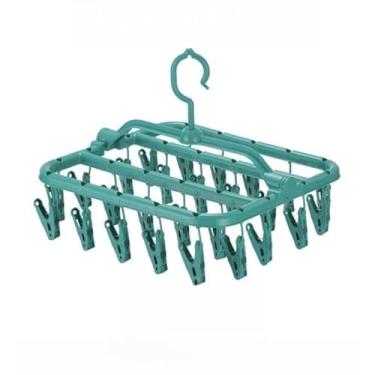 Imagem de Roupa Íntima, Dobrável, Multiuso, Com 16 Ou 26 Prendedores, Calcinha, Cueca, Sutiã, Biquíni E Meias(Varal 26 prendedores,Varal)