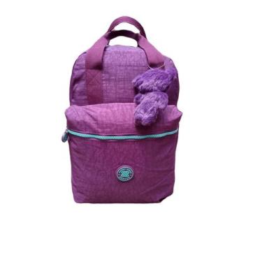 Imagem de Mochila Costas Feminina Bolsa Escolar Com Chaveiro Menina - Xeryus