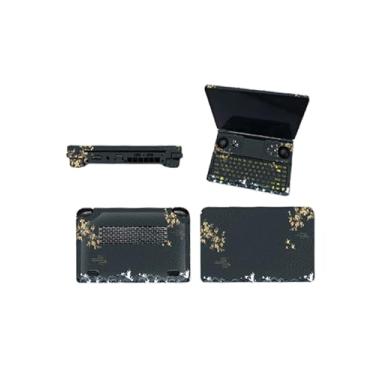 Imagem de Película protetora para console de jogos portátil GPD Win Mini 2025, adesivo de película protetora WUNIAK fosco, resistente a arranhões e resistente ao desgaste, pode ser colado repetidamente, (flor