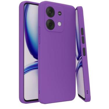 Imagem de Capa Capinha PREMIUM Compatível Motorola Moto Edge 60 e Edge 60 Fusion Silicone Macio Interior Veludo - Proteção De Câmera (Lavanda)