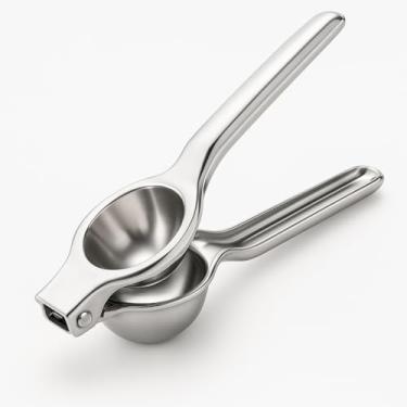 Imagem de Espremedor de Limão Premium em Aço Inox – Alavanca Ergonômica, Tigela Profunda e Dobradiça Reforçada | Extração Máxima para Sucos, Drinks e Caipirinhas