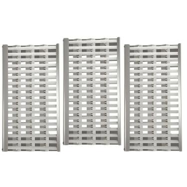 Imagem de Dongftai SN291A (pacote com 3) Grade de cozimento de aço inoxidável de 45 cm para DCS 27DBQ, 27DBQR, 27DBR, 27DSBQ, 27DSBQR, 27FSBQ, 27FSBQR, 36DBQAR, 36DBQAR, 36DBQR.