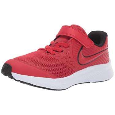 Imagem de Nike Star Runner 2 TDV para meninos, Vermelho e branco., 1.5Y Child US Little Kid