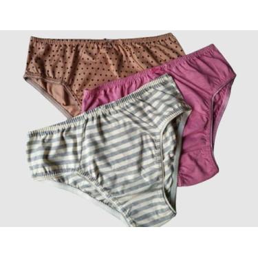 Imagem de Calçola Tangão Senhora Calcinha Kit 4 Algodão Cotton Calçola Senhora -