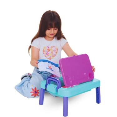 Imagem de Mesinha De Desenho Mesa de Atividade Infantil Multiuso Portátil Para M