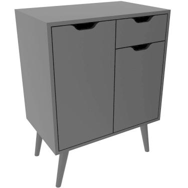 Imagem de Gabinete para Banheiro 60 cm 2 Portas 1 Gaveta Meire