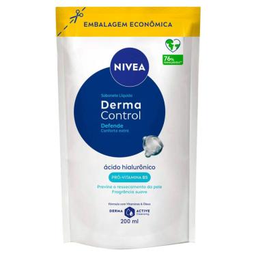 Imagem de Sabonete Líquido Nivea Derma Control Defende Suave Sachê Refil 200ml